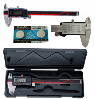 Posuvné meradlo - 150 mm elektronický strmeň v puzdre Kormax SKC150