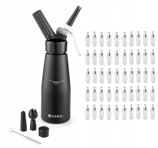 Sifónové bombičky - Šľahačka sifón 0,5 l Black Hendi 50 Bayens