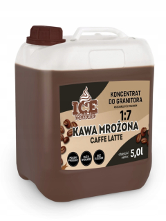 Zmrzlinovač - Zmrazená káva Caffè Latte 6,7 kg sirupový sirup