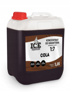 Zmrzlinovač - Žulový sirup 5L Cola Hmotnosť 6,7 kg Coca