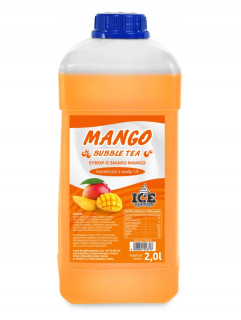 Zmrzlinovač - Bubble Tea Mango - 2L (2,7 kg) 1: 9 sirupový sirup