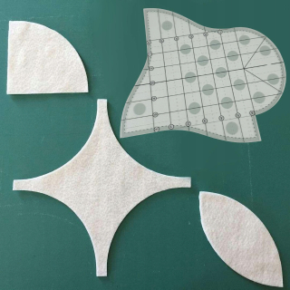 Patchwork Patchwork Sabre kresba pravítka