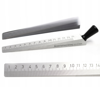 V -slit meter meracieho klinu 15 cm/mm