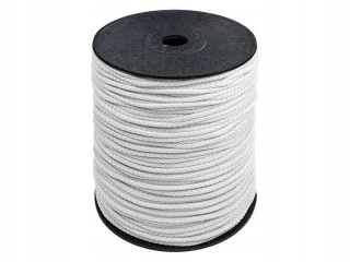 Gumová šnúra 4 mm gumová čierna šnúra 100 MB