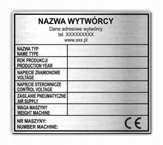 CE 80x70mm rytec