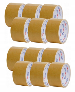 OBOJSTRANNÁ PÁSKA 38mm 5m SILNÉ BALENIE LEPIDLO x12