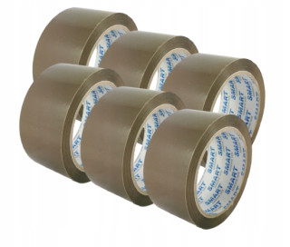 Lepiaca páska - Páska Pakowa 48/100y Adhesive Brown Smart 6 ks