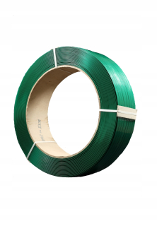 PET 15,5 mm páska 0,90 mm 1400 MB - 1 zelená rolka