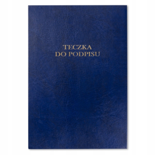Podpisový priečinok 20 strán Navy Blue Barbara