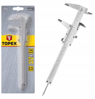 Uhlomer - TOPEX Manuálny posuvné meradlo 150mm Kovový nonius