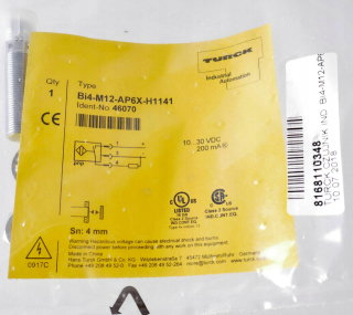 Turck BI4-M12-AP6X-H1141 46070 BI4M12AP6XH1141!