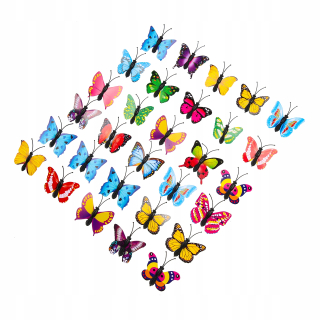 Kork Plaque Butterfly Pinezka Office Decor 30 PCS