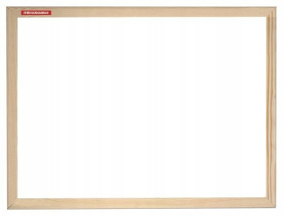 Magnetická tabuľa - Biela suchá doska 60x40 cm drevená