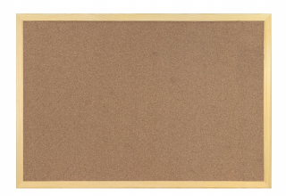 Korková tabuľa - Korková doska v drevenom ráme 100x150