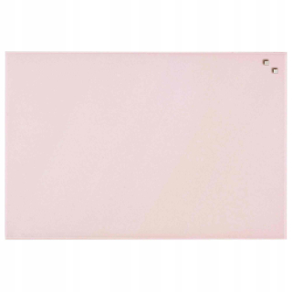 Magnetická tabuľa - Magnetický sklenený stôl 40x60 ružový prášok nahý