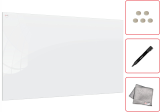 Magnetická tabuľa - Magnetické sklo 240x120 cm super biele