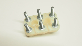Motor - Kĺb vidlice na montáž M6x12 mm 2KPL