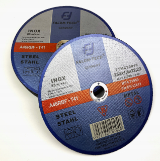 Oceľový kovový rezový disk 230x1,6 mm 10 ks pro