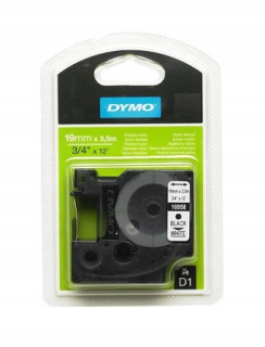 Dymo D1 16958 páska nylon 19mmx3,5 m biela/čierna n