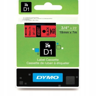 Páska Dymo D1 19 mm/7m čierna/červená S0720870