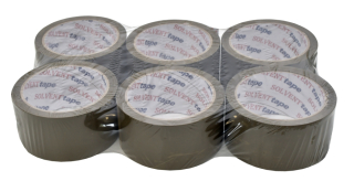 Lepiaca páska - Brzdový balíček I Adhesívna páska 48 mm/60Y rozpúšťadla 6 ks