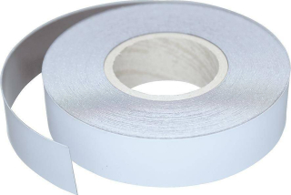 Magnetická páska, biela, potiahnutá 30 m x 30 mm