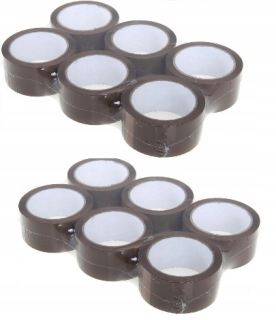 Lepiaca páska - Šírka hnedej šírky 48 mm dĺžka 60 m pp 12 ks.