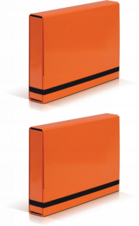 Priečinok A4 Vape Box 50 mm oranžový x2