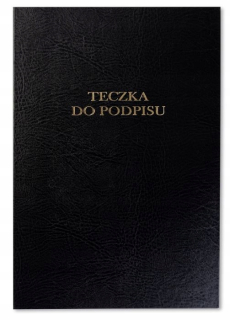 Priečinok Barbary podpis - 8 kariet - čierna