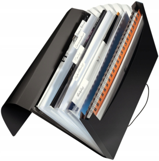 Harmoniánske priečinky Leitz Solid 6 oddiely