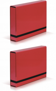 Priečinok s A4 Caribic Box Red Vaupe X2