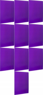 Priečinok s elastickým lastvom lakovaného A4 350G Purple x 10