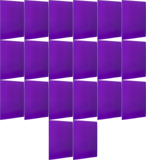 Priečinok s elastickým lastvom lakovaného A4 350G Purple x 20