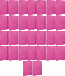Priečinok s elastickým lakovaným A4 350G Pink x 50