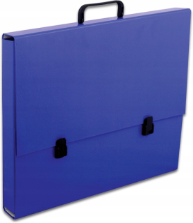 Box A4 PP Omega J. Nie Blue Panta Plast