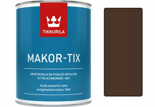 Tikkurila makor-tix ocynk maľovanie 10 l hnedá čokoláda