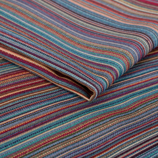 Čalúnené látky Jacquard Farebné pruhy jamajky