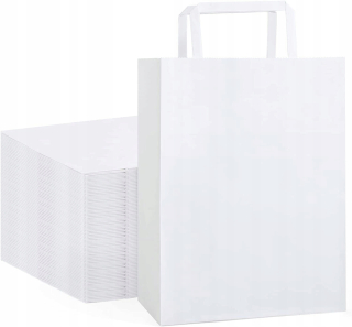 Papierové tašky - 20x20cm Bublinové vrecká s dvoma hodinami