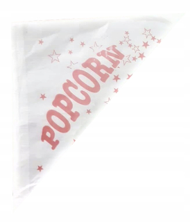 Boxy na jedlo a nápoje - POPCORN vrecúško 500 g potlač 500 ks.