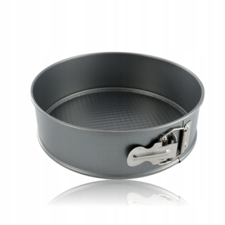Okrúhly koláč plechovka 24 cm čierna