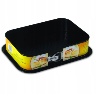 Cake Tin - obdĺžnik, rozopnutý, 34 x 24 cm