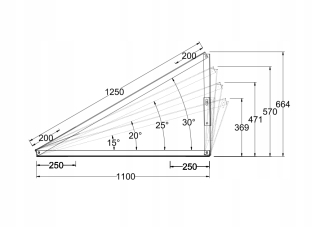 Inštalačný profil PV Rail 40x40 Dĺžka