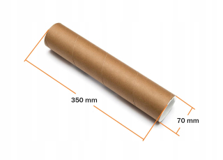Tubusy kartonové - Kartónová trubica 70mmx350mm kartónový rukáv A3 10SZ
