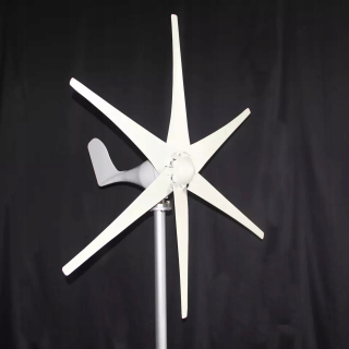 Turbína/veterná elektráreň 6 Arms-800W 12V PL