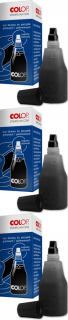 Atrament - Známky a známky Colop 25 ml čierne x3
