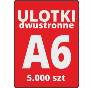 Letáky na mieru - Letáky A6 dva -letáky 5 000 kusov