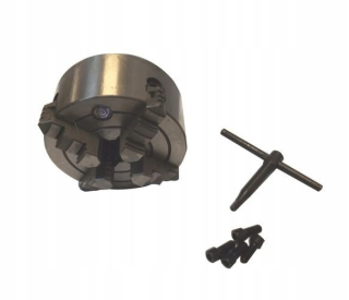 Sústruh na kov - 4-čeľusťové skľučovadlo sústruhu 125 mm K-72