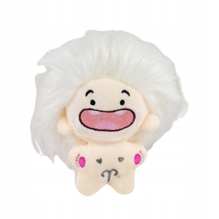 Milovaný plyšový plyšový vtipný plyšový doll idol biely