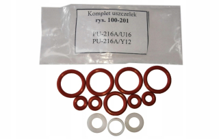 Zvárací horák - Seals Set PU-216A Y12 U16 PERUN SET