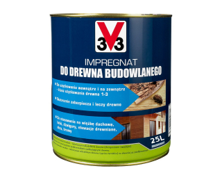Impregnát na ochranu - V33 Construction Impregnation of Construction Wood 25L